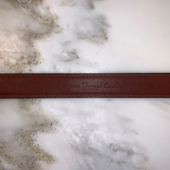Torino Leather Co. Brown European Leather Belt - Picture 5 of 5